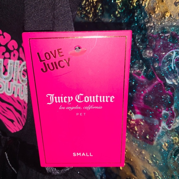 Juicy Couture Pet Dress Small Black Pink NEW Dog Cat - Picture 3 of 5